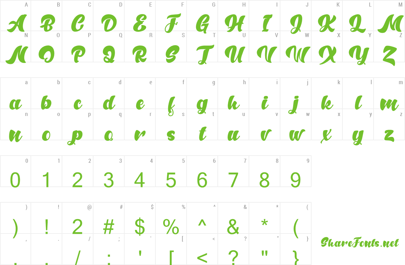 Font Anthem of Narasi preview